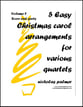 5 Christmas Carols for various quartets, vol. 5 P.O.D. cover